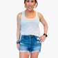 HIDDEN SOFIE HIGH RISE MOM SHORTS