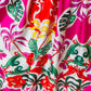 CIEBON TROPICAL PRINT STRAPLESS MAXI DRESS