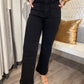 PATCH POCKET WIDE LEG JEANS