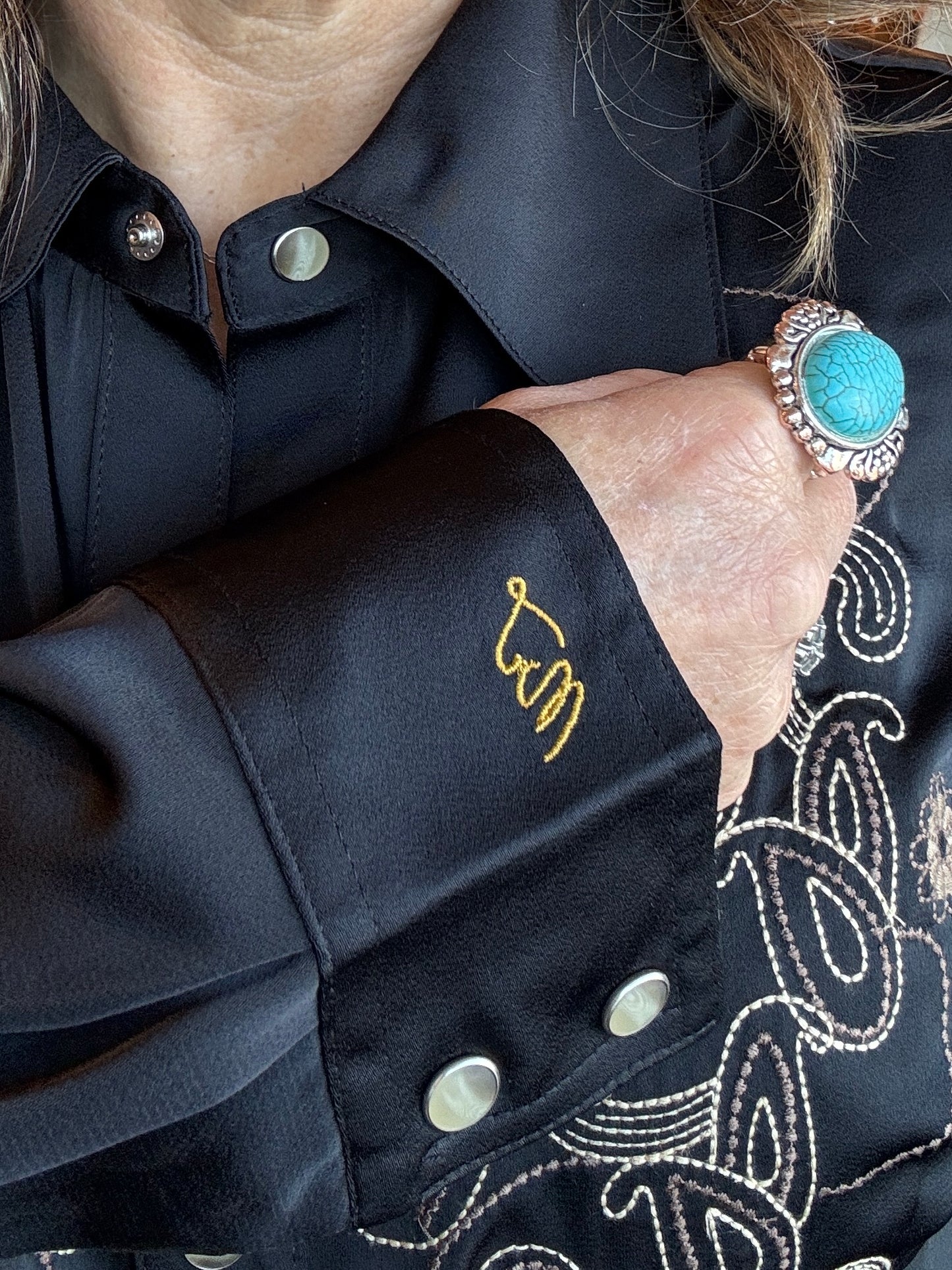 WRANGLER LAINEY WILSON EMB WESTERN SHIRT