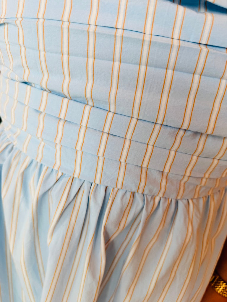 TUBE STRIPED MAXI DRESS