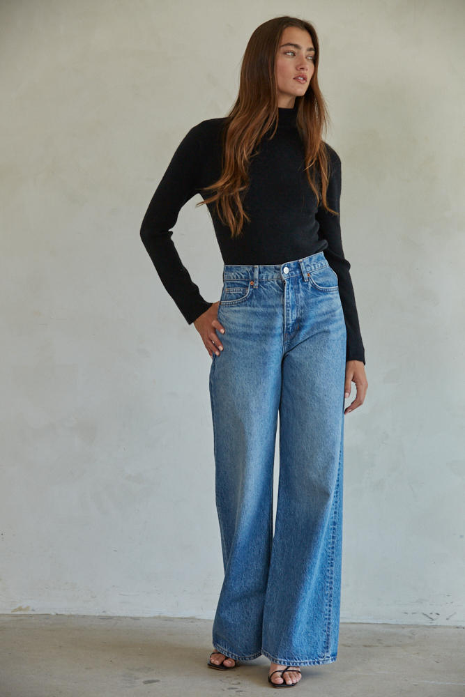 BY TOGETHER MERCER LONG SLEEVE TURTLENECK