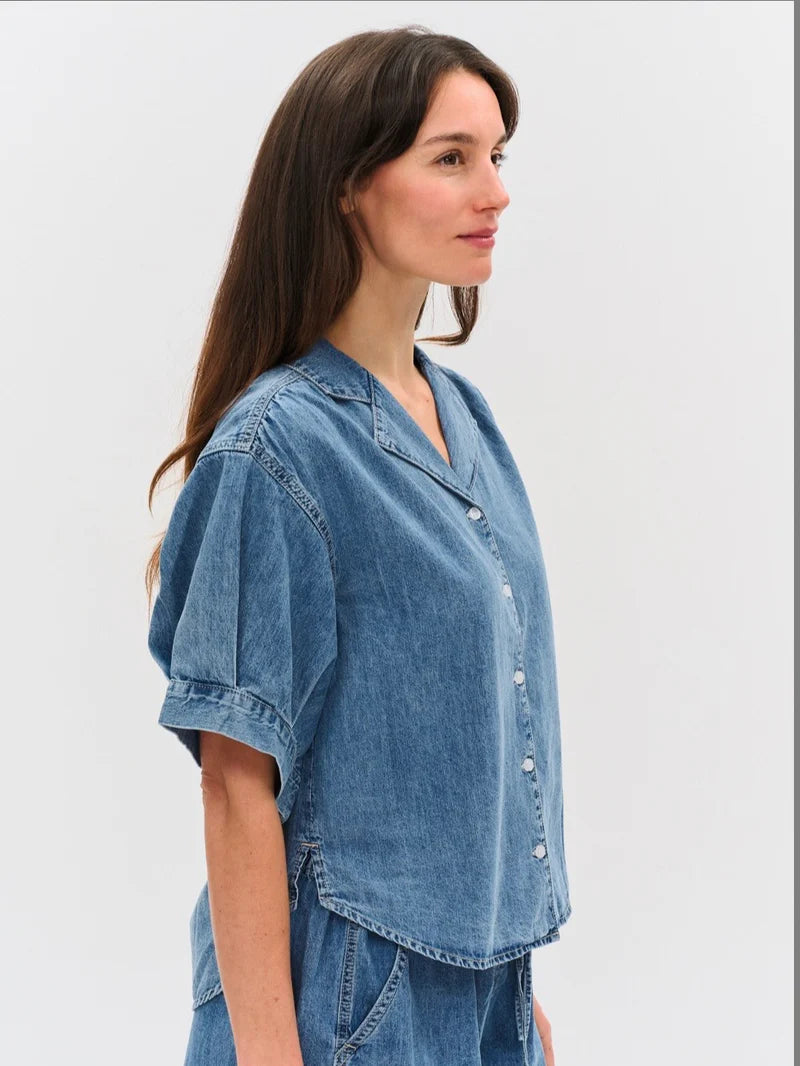 SIX FIFTY EMMA BUTTON DOWN TOP
