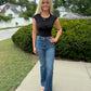 HIDDEN HAPPI ULTRA HIGH RISE FLARE WITH SLIT JEANS