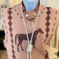 SLEEVELESS HORSE KNIT TOP