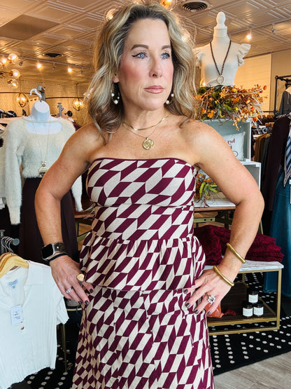 LUCY PARIS ANTONELLA STRAPLESS TOP