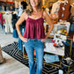 THML SUEDE TANK TOP