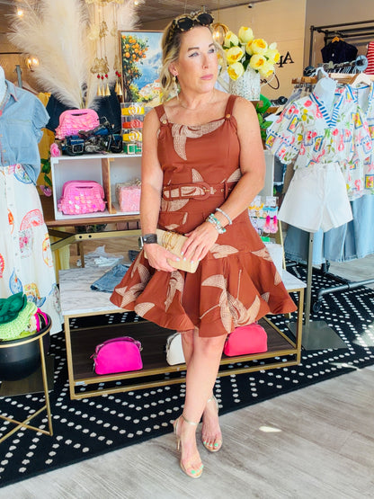 CIEBON PANELED MINI DRESS
