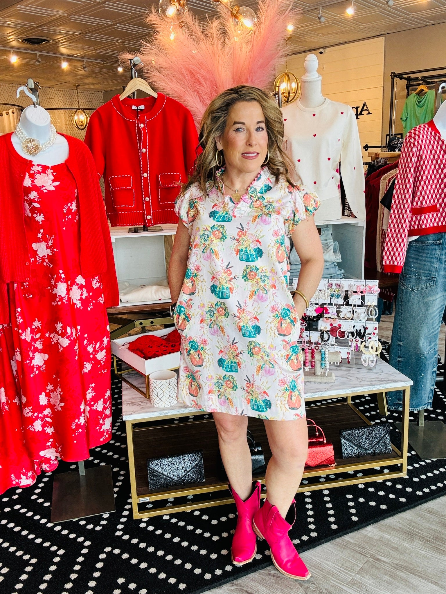 UNCLE FRANK STILL LIFE DRESS – Apricot Lane Boutique