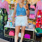 SATIN LACE LAYERING SHORTS