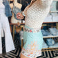 PAISLEY BOARDER BOXY SHORTS W/BELT