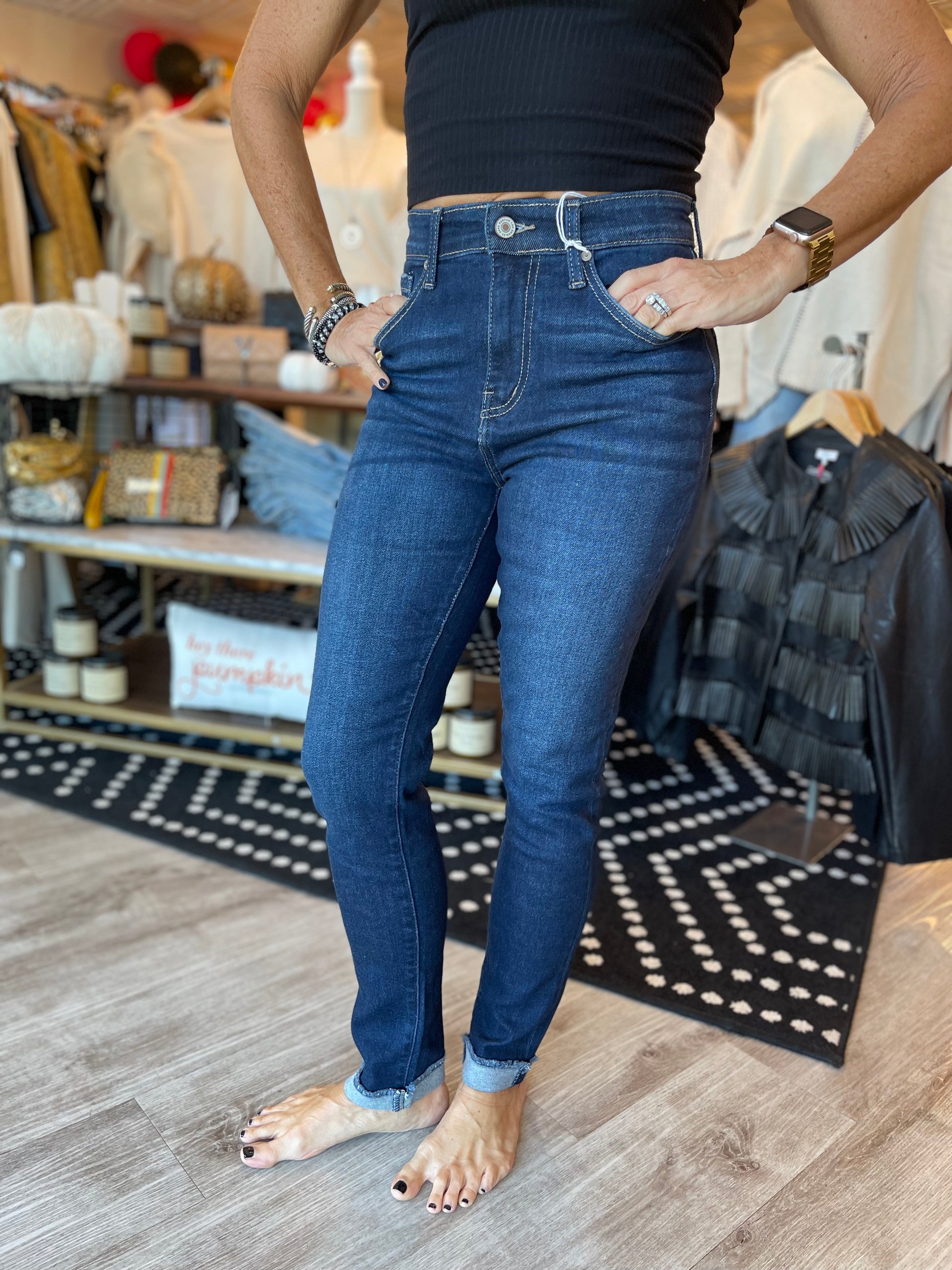 women's cigarette jeans HIGH RISE CIGARETTE – Apricot Lane Boutique women's cigarette jeans HIGH RISE CIGARETTE – Apricot Lane Boutique