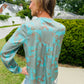 CURRENT AIR TROPICAL OASIS BLOUSE