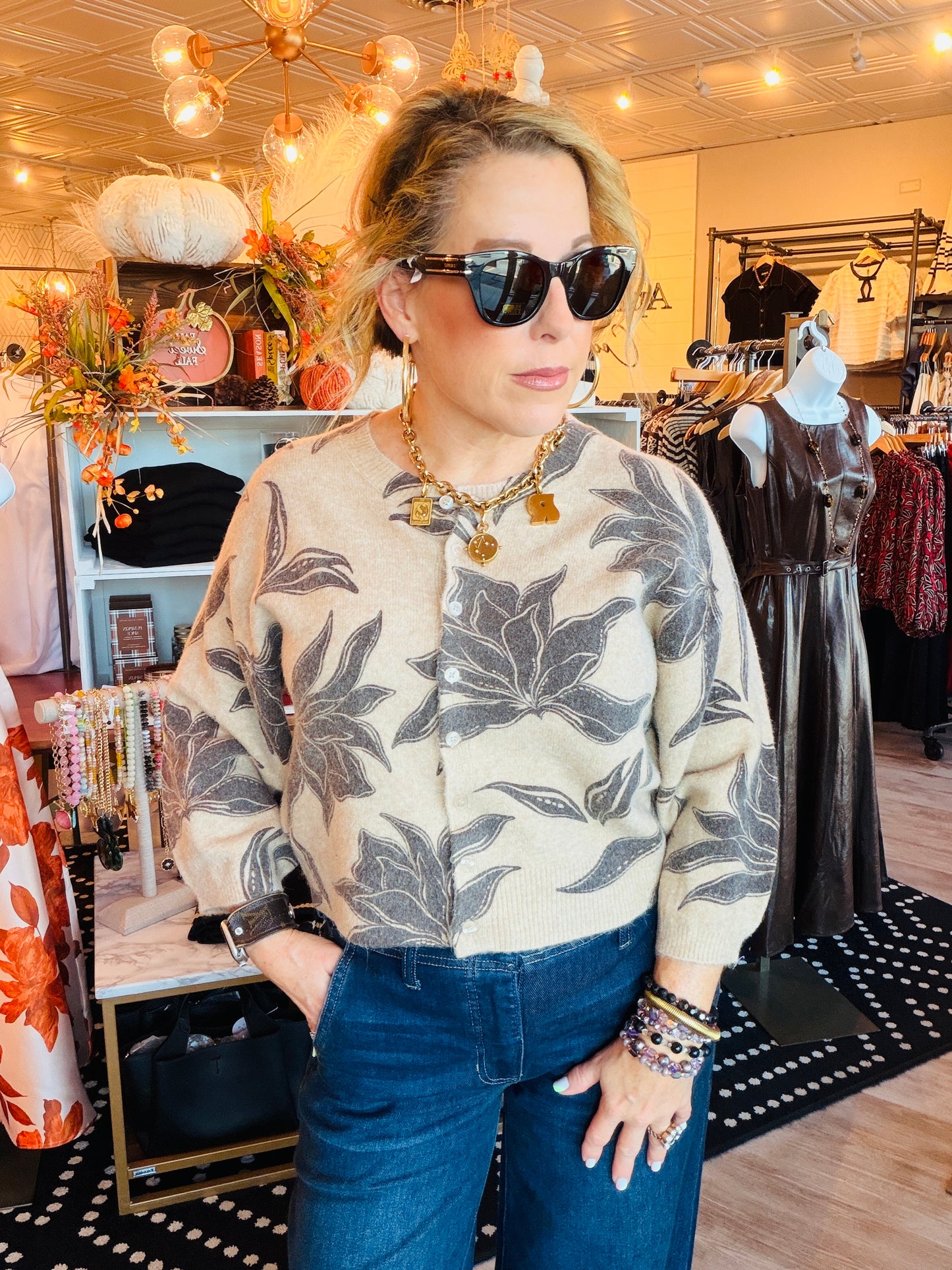 Z SUPPLY VALOR FLORAL CARDIGAN