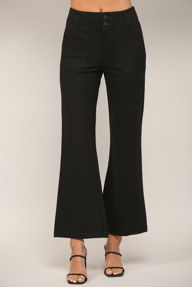 FATE PONTE FLARE PANTS