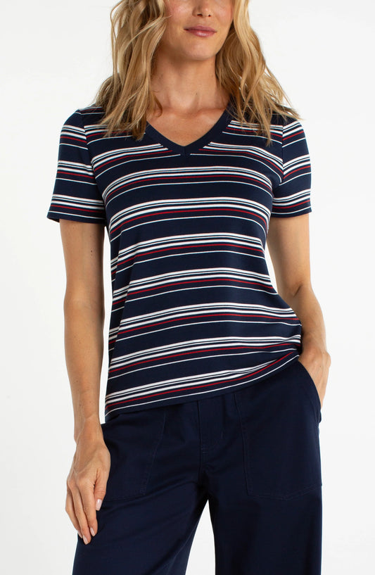 LIVERPOOL CONTRAST STRIPE TOP