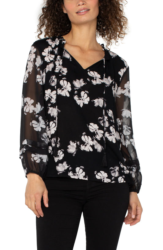 LIVERPOOL FLORAL PRINT TOP