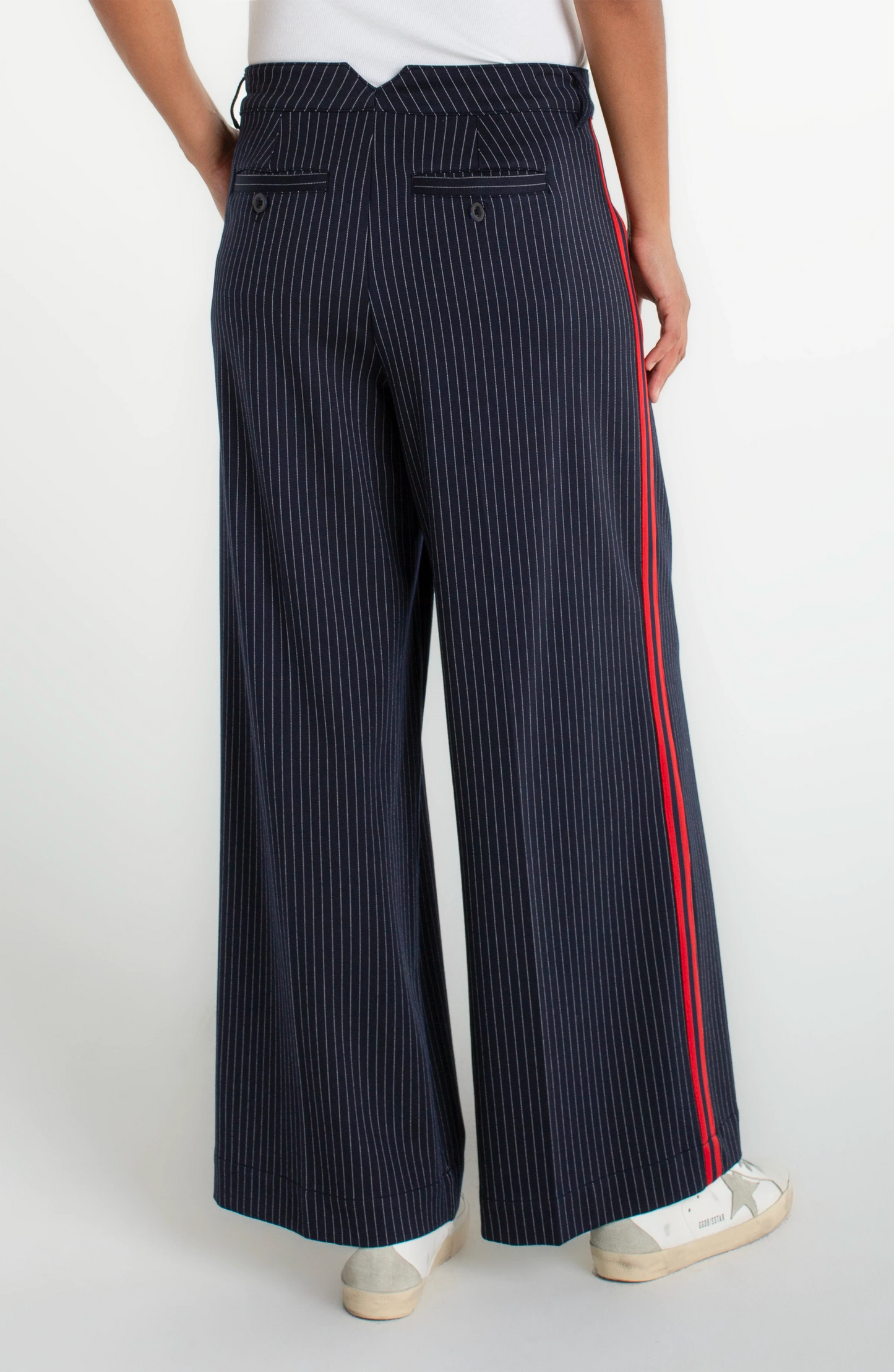 LIVERPOOL WIDE LEG PLEATED TROUSER