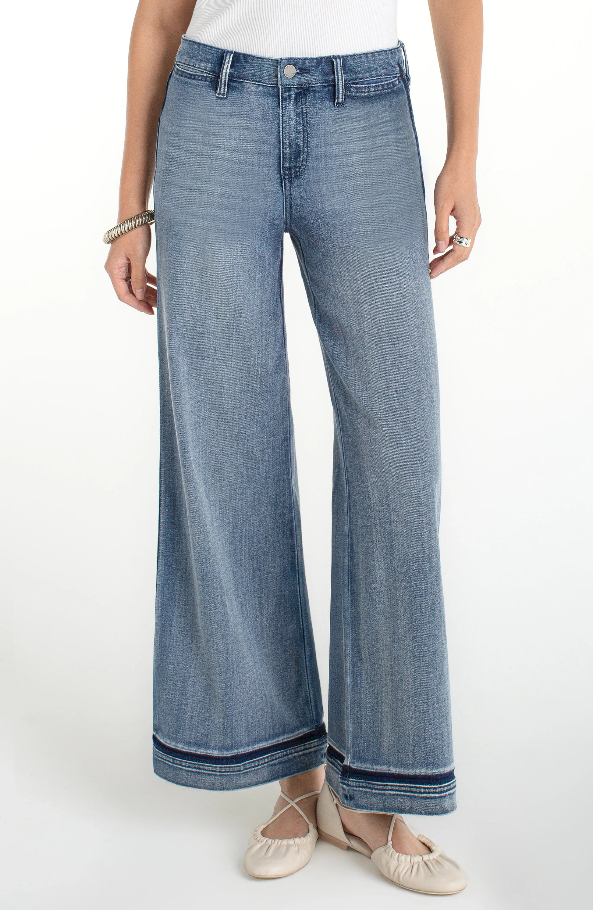 LIVERPOOL ULTRA WIDE LEG JEANS