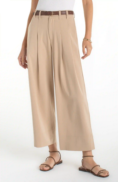 LIVERPOOL PLEATED WIDE LEG TROUSER