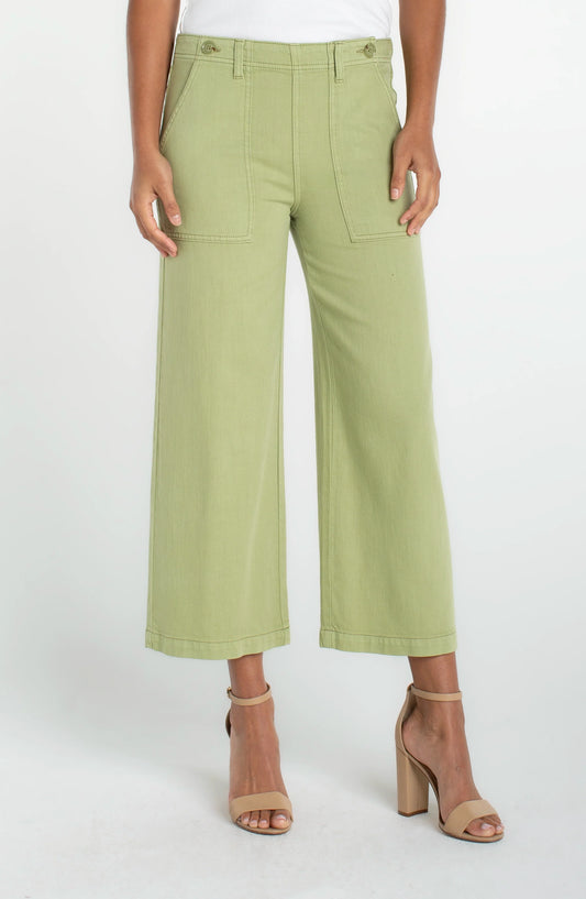 LIVERPOOL UTILITY CROP PANT
