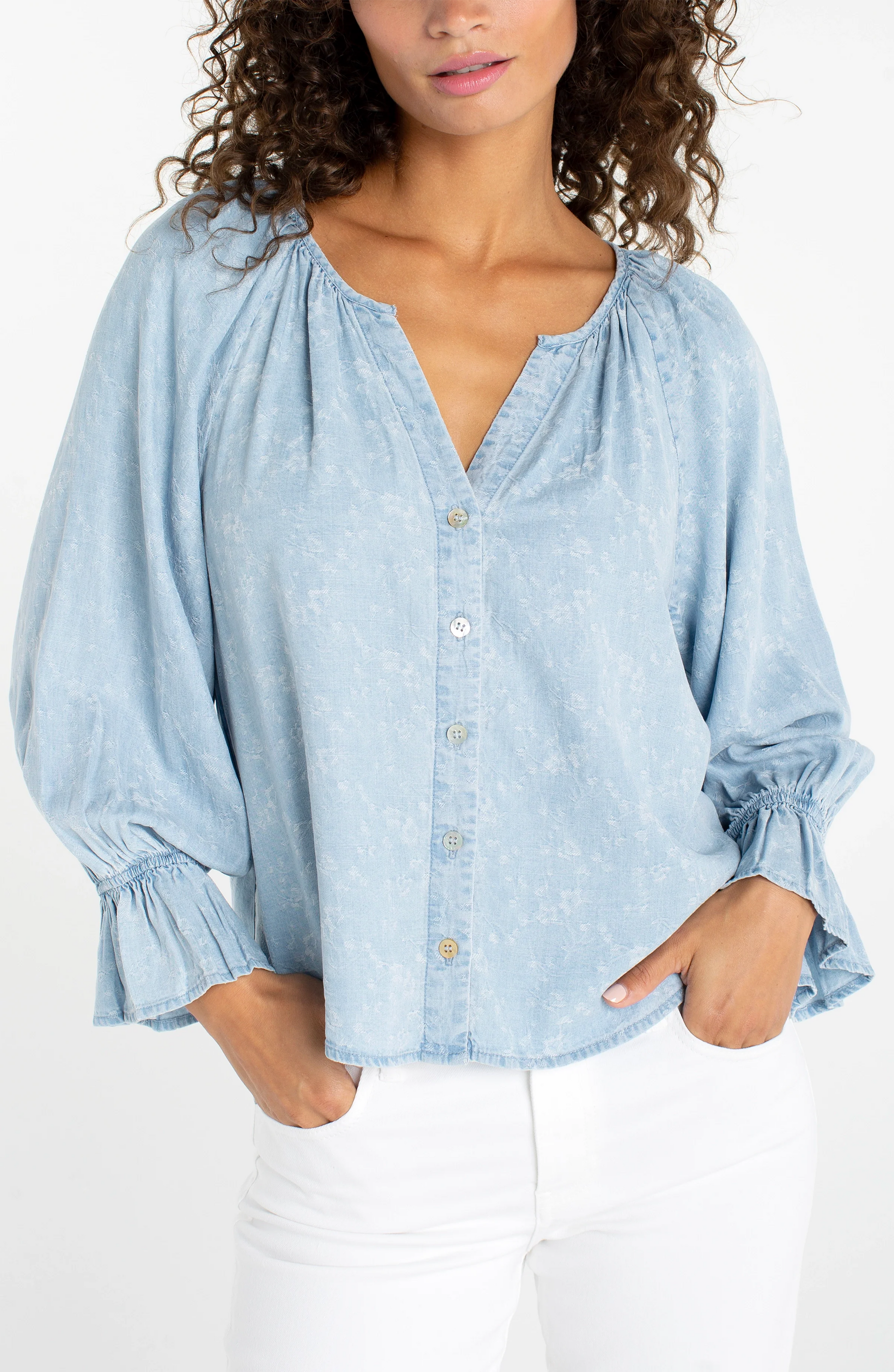 LIVERPOOL LONG SLV BUTTON DOWN