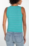 LIVERPOOL SLEEVELESS TWIST KNIT TOP