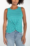 LIVERPOOL SLEEVELESS TWIST KNIT TOP