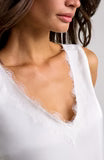 LIVERPOOL V-NECK LACE TANK