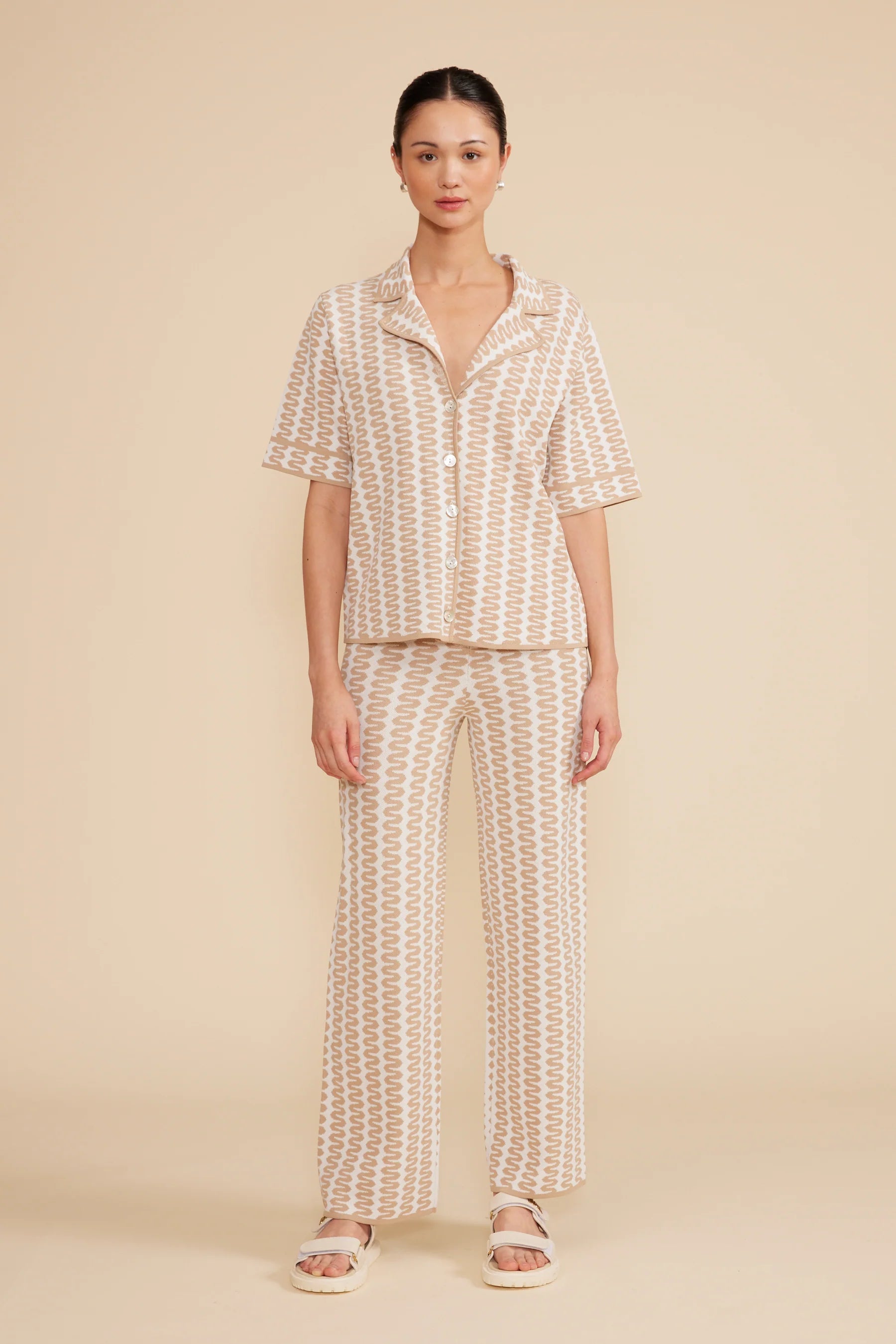 LUCY PARIS FIJI KNIT SHIRT