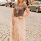 TULLE MIDI SKIRT