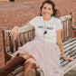 TULLE MIDI SKIRT