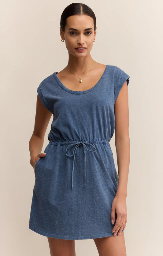 Z SUPPLY DAYSHIFT DENIM MINI DRESS