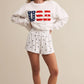 Z SUPPLY OVERSIZED USA SWEATSHIRT