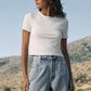 Z SUPPLY SECOND SKIN CREW TOP
