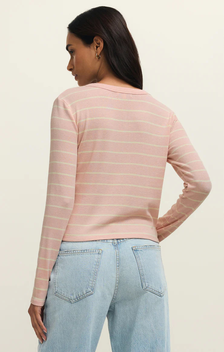 Z SUPPLY FERRIS HENLEY STRIPED TOP