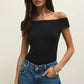 Z SUPPLY SECOND SKIN OFF SHOULDER TOP