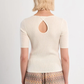 MOLLY BRACKEN OPEN BACK SWEATER