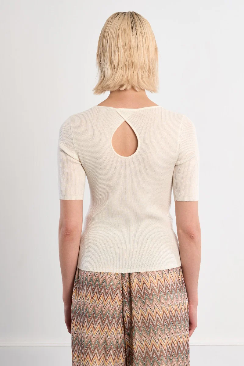 MOLLY BRACKEN OPEN BACK SWEATER