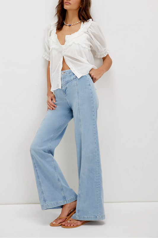 FREE PEOPLE LIBRE WIDE LEG JEAN