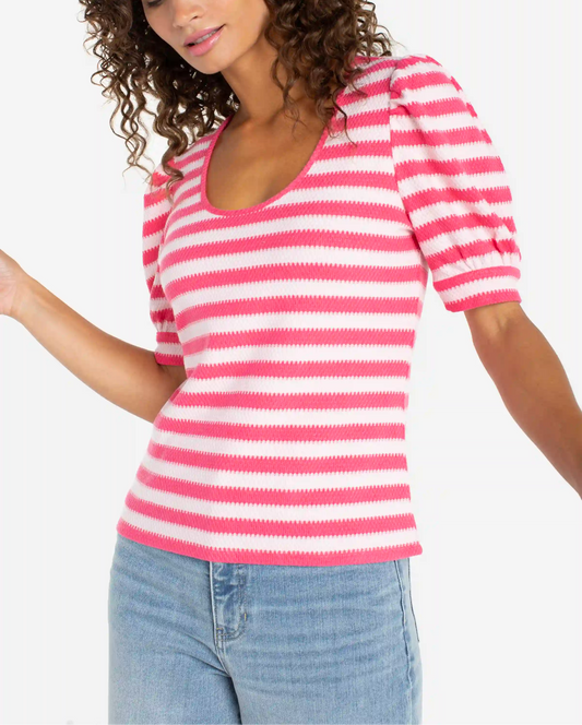 LIVERPOOL SCOOP NECK KNIT TOP