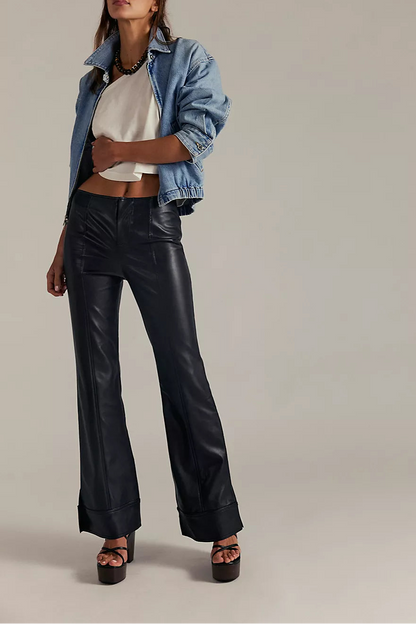 FREE PEOPLE GLOW UP VEGAN PANT