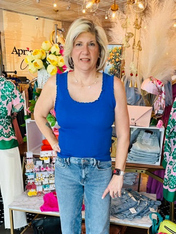 MOLLY BRACKEN KNIT TANK TOP