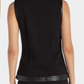 LIVERPOOL VEST W/FAUX LEATHER TRIM