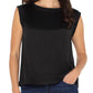 LIVERPOOL SLEEVELESS WOVEN KNIT TOP