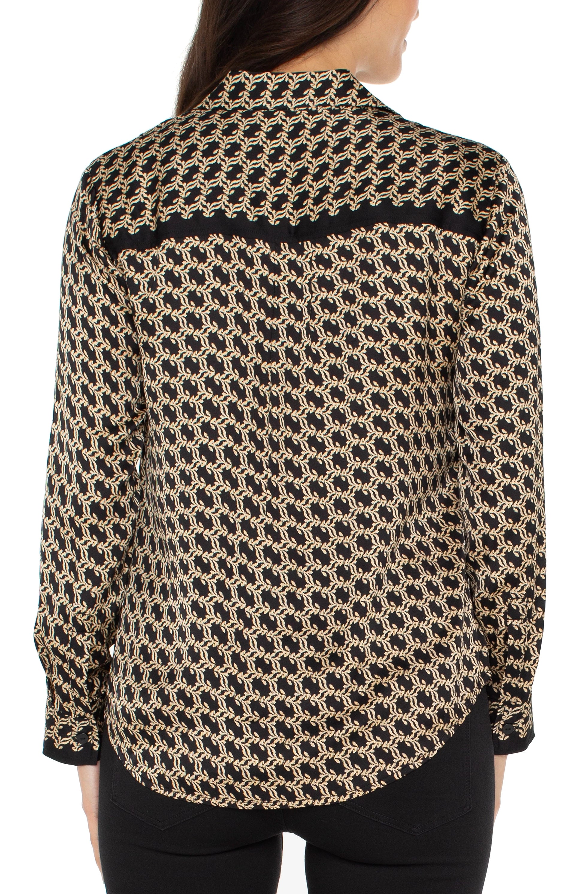 LIVERPOOL BUTTON FRONT WOVEN TOP