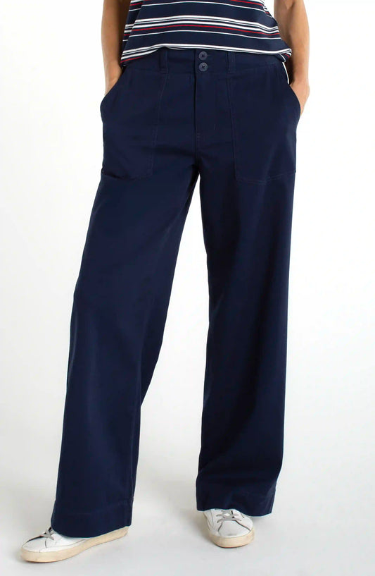LIVERPOOL UTILITY PATCH POCKET WIDE LEG PANT