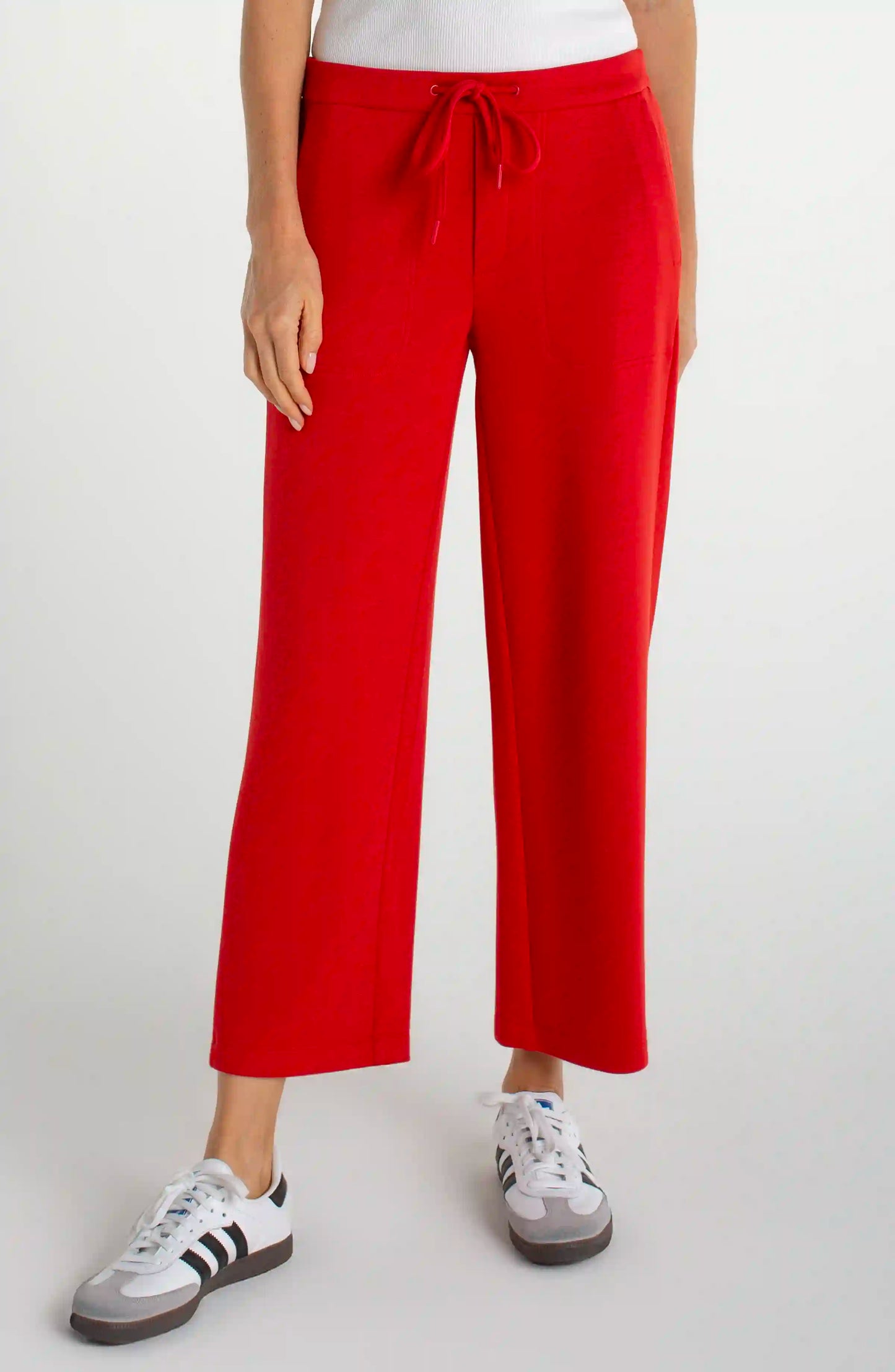 LIVERPOOL PULL ON WIDE LEG CROP PANT