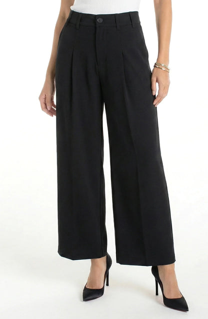 LIVERPOOL HR PLEATED WIDE LEG PANT