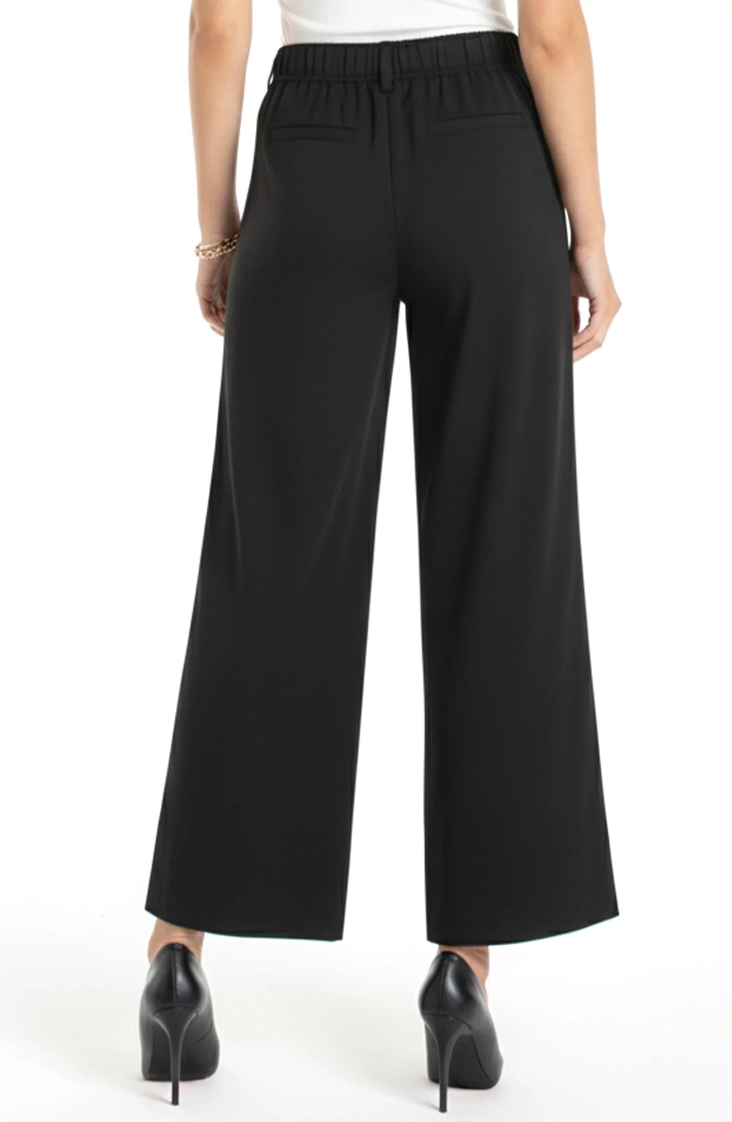 LIVERPOOL HR PLEATED WIDE LEG PANT